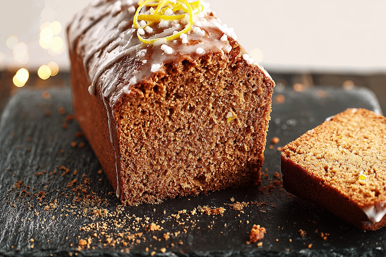 Cake façon pain d’épices, mon exploration rustique à la châtaigne et miel de forêt