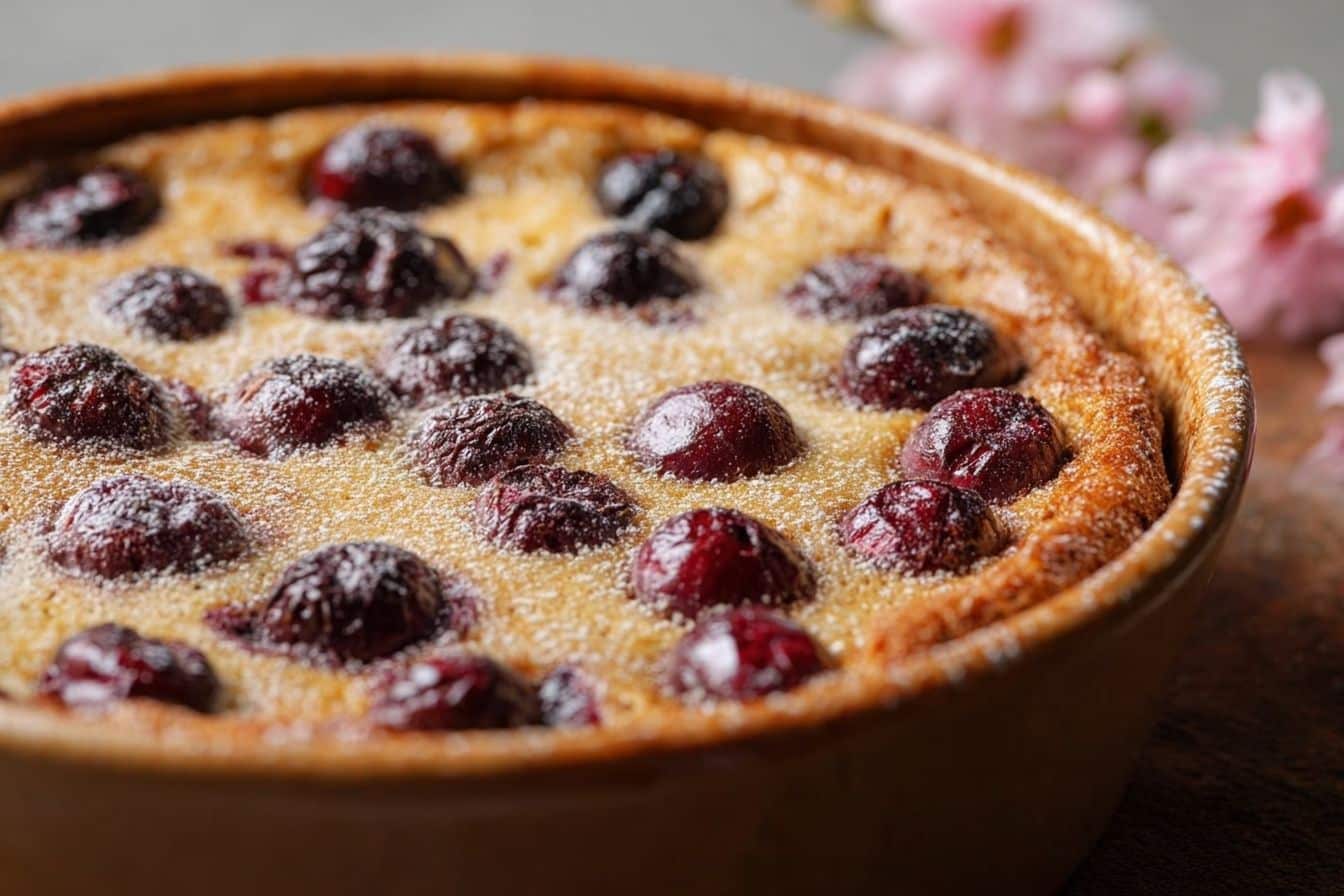 Mon exploration du clafoutis parfait : la version rustique sarrasin-amande (sans gluten, sans lactose)