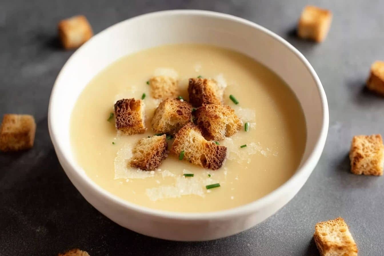 Velouté oignons et pommes de terre : le secret de la caramélisation