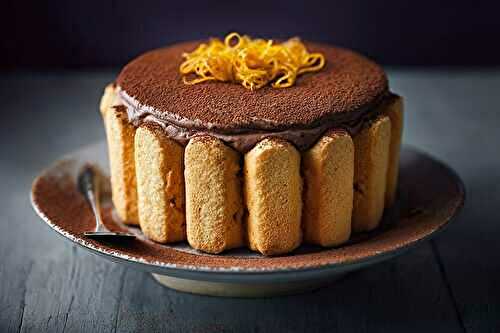 Charlotte au chocolat noir et zeste d’orange : mon test pour une tenue parfaite sans gélatine