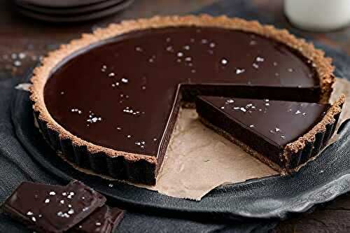 Tarte au chocolat noir