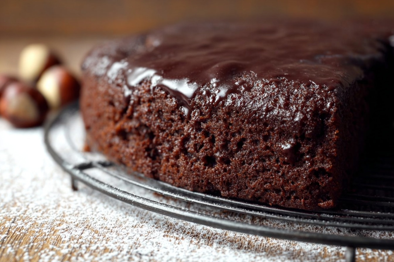 Gâteau au chocolat sans gluten à la farine de châtaigne et de riz