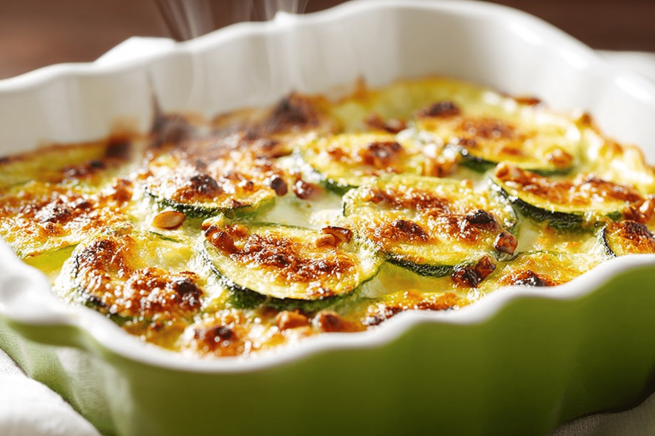 Gratin de courgettes au Cookeo au chèvre et noisettes