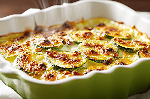 Gratin de courgettes au Cookeo au chèvre et noisettes