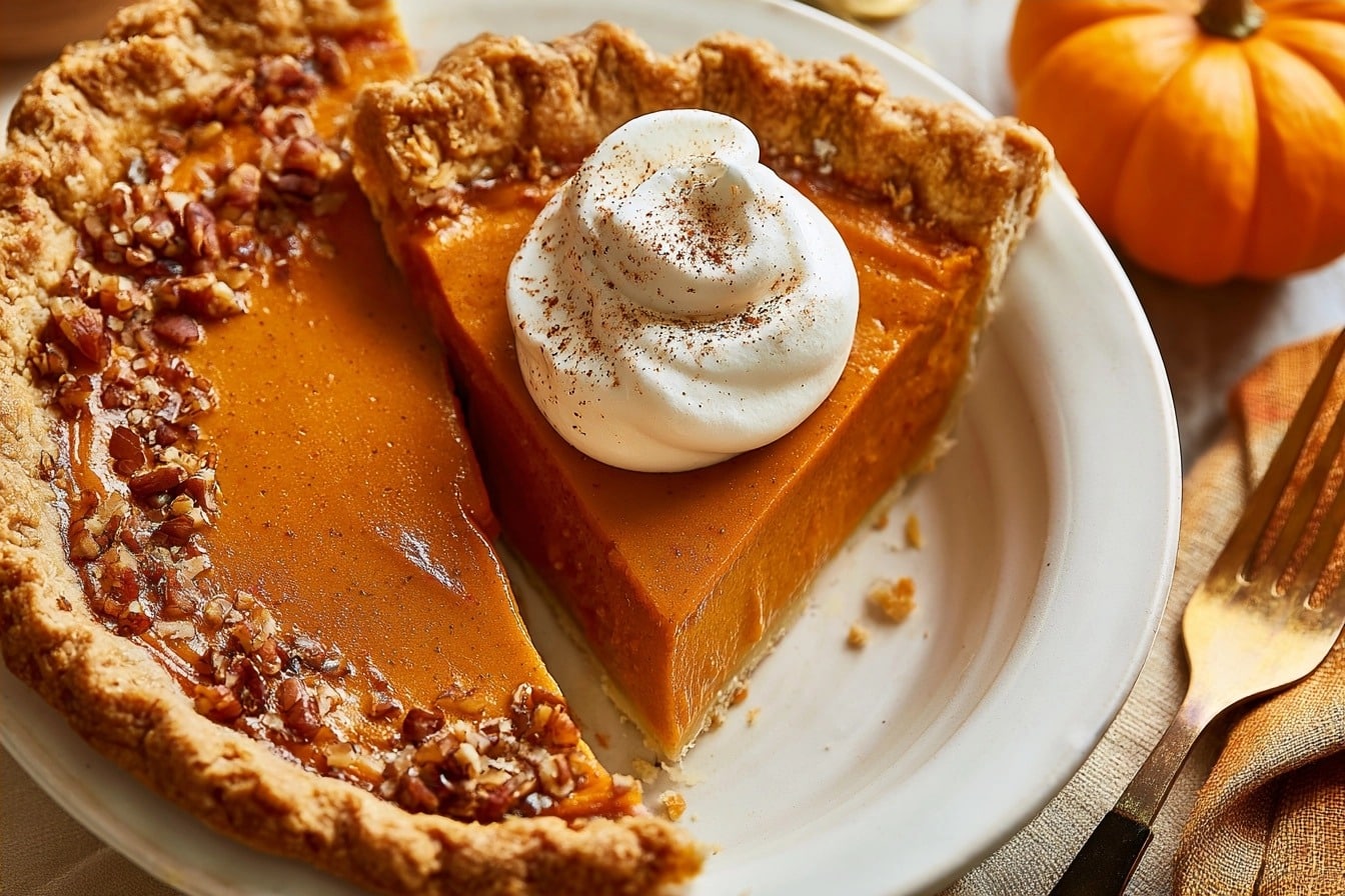 Ma Pumpkin Pie d’Automne : Essai épicé et pâte rustique aux noix de pécan