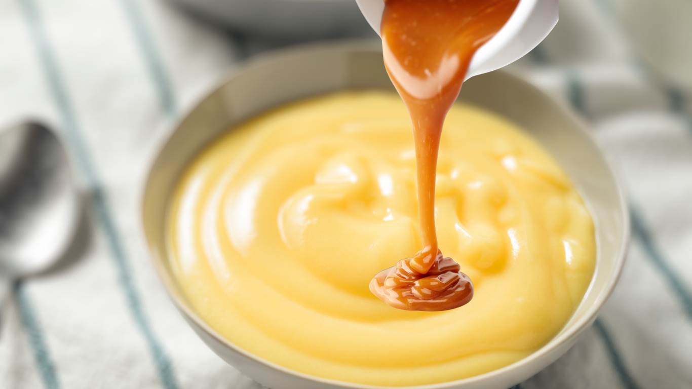 Crème Pâtissière au Caramel - Crème Pâtissière