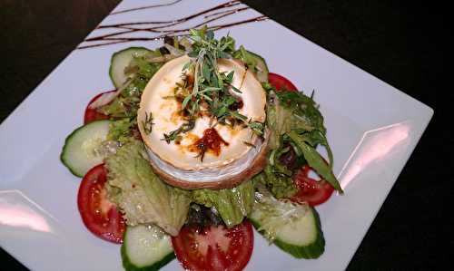 Recette salade de chèvre chaud originale