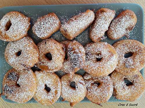 Beignets aux pommes et bananes