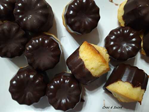 Bouchées au chocolat blanc et noir