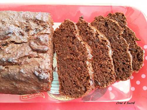 Cake pruneaux chocolat - Croc é sucré