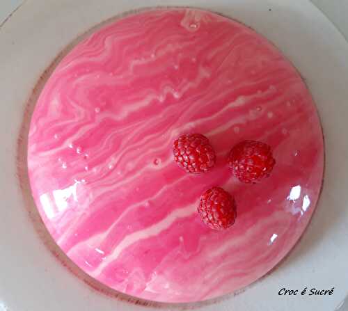 Entremet coco framboise