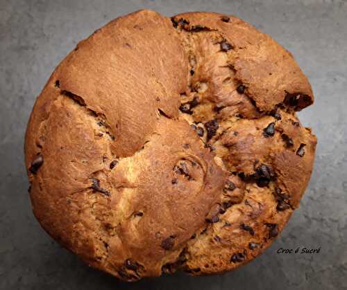 Panettone aux pépites de chocolat