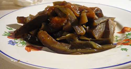 Aubergines à l'umeboshi