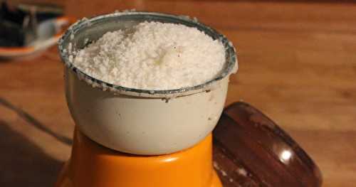Beurre de coco maison sans Vitamix ou le triomphe de Madame Débrouille