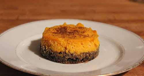 Cheesecake butternut-caroube