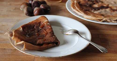 Crêpes à la farine de châtaigne