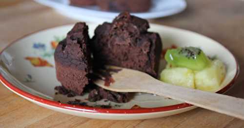 Fondants chocolat-sésame (vegan, sans gluten)