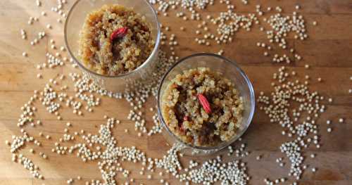 Quinoa au lait et aux baies de goji 