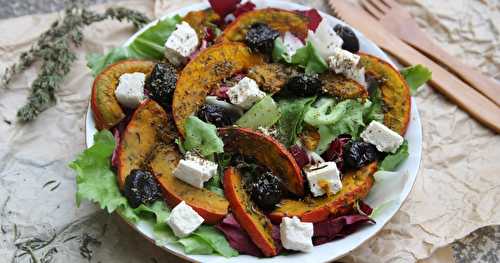 Salade de courge rôtie aux parfums du Sud