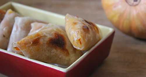 Samossas à la patate douce et à la courge
