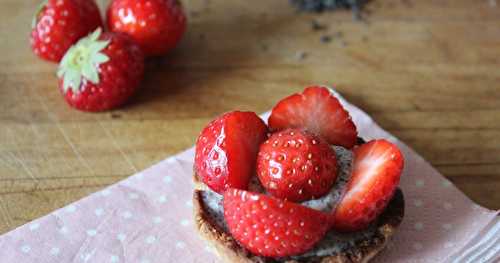 Tartelettes fraises-pavot