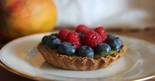 Tartelettes très fruitées mangue-fruits rouges