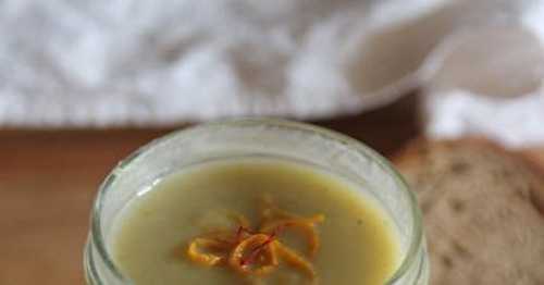 Velouté glacé de fenouil au safran et à l’orange