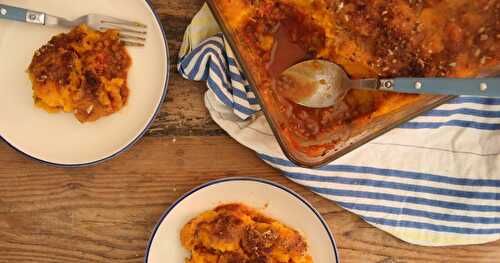 Parmentier de lentilles à la courge