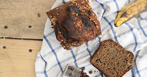 Banana bread au sarrasin et café à l'aquafaba