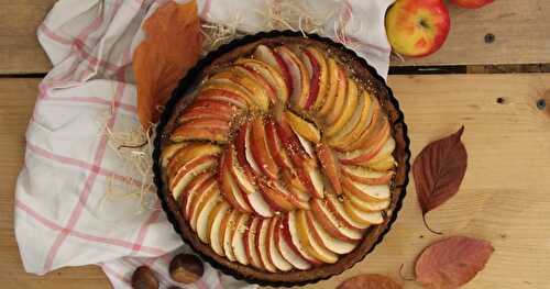 Tarte pomme-châtaigne (sans sucres ajoutés)