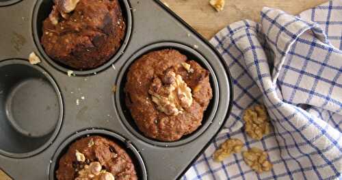 Petits Banana bread au citron et aux noix 