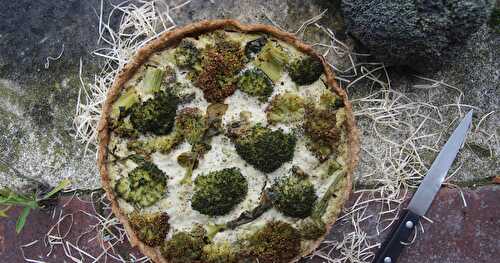 Quiche brocoli-pesto