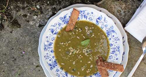 Soupe de courgette à l'oseille