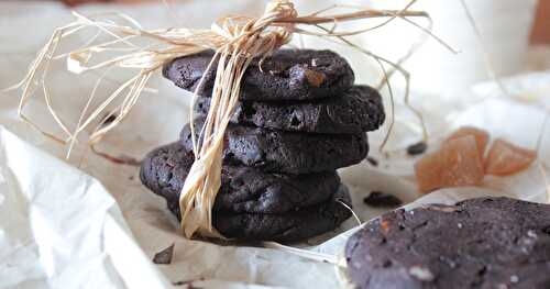 Cookies chocolat-gingembre confit