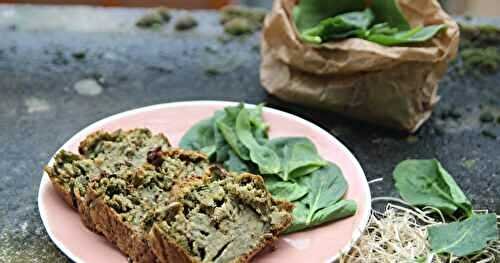 Cake épinards-pesto ail des ours