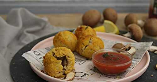 Arancini aux champignons (vegan)