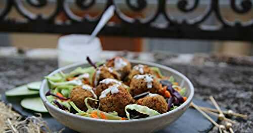 Boulettes carotte-tofu fumé