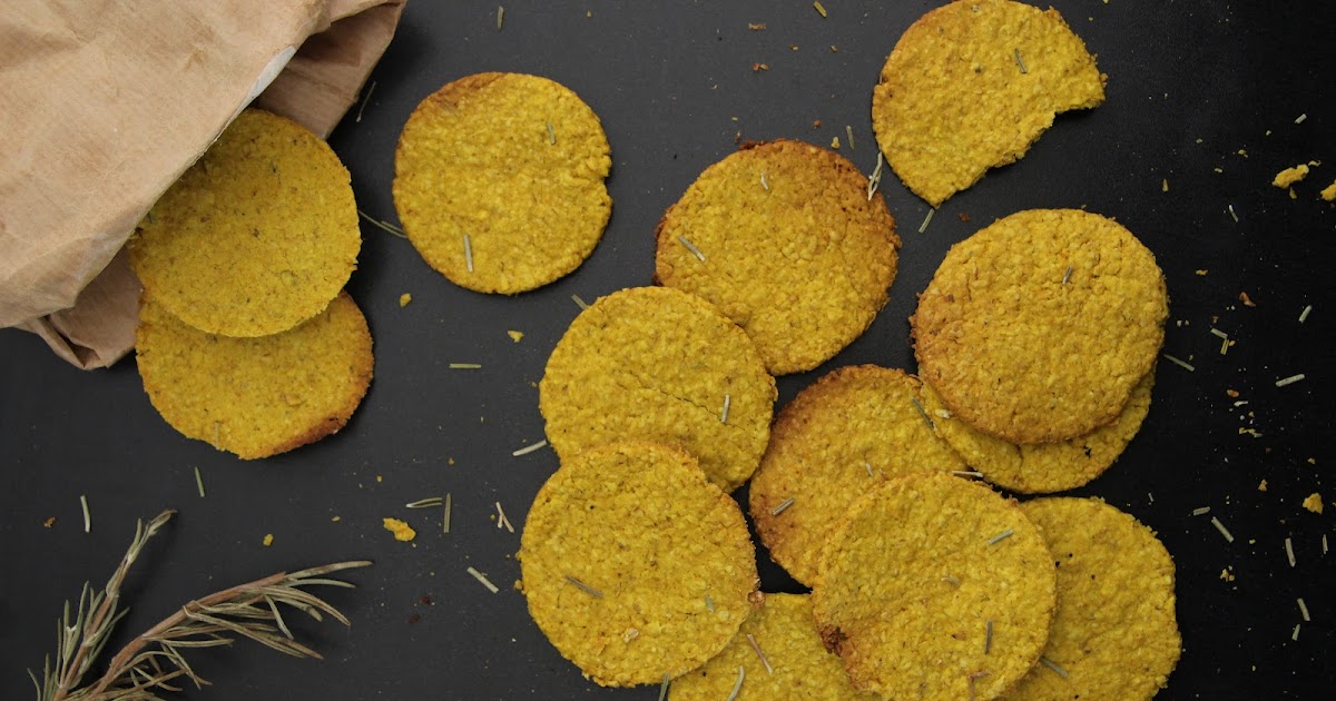 Oatcakes au curcuma et romarin