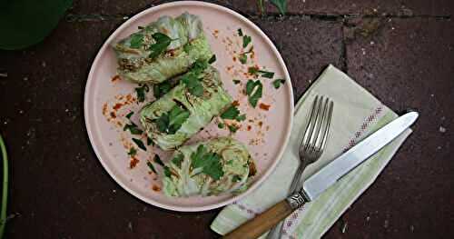 Rouleaux de chou chinois farcis