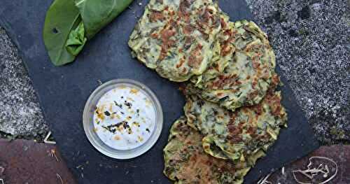 Galettes de courgette à l’oseille 