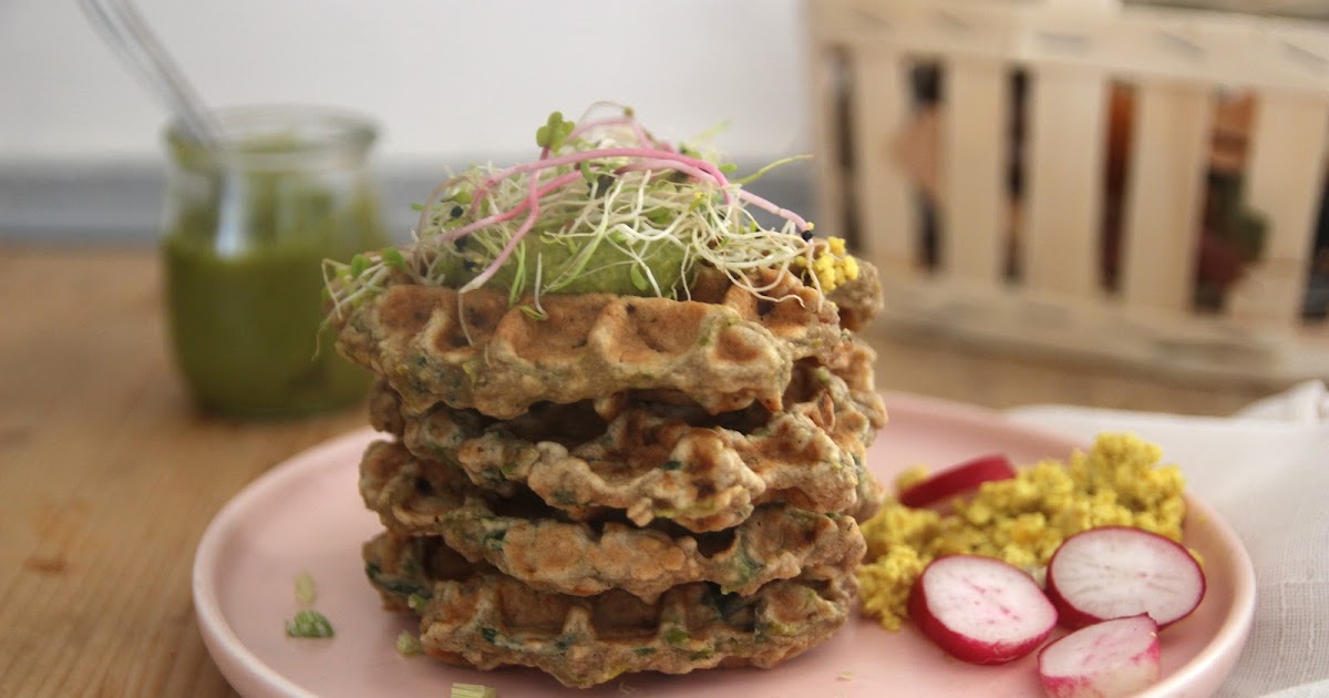 Gaufres aux poireaux