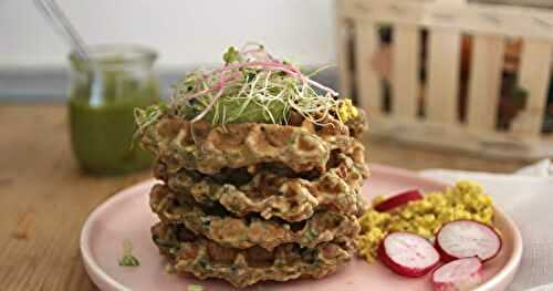 Gaufres aux poireaux