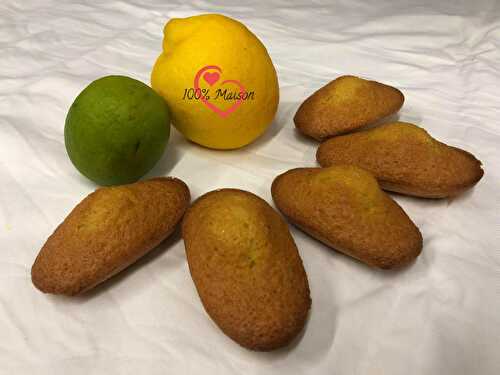 Madeleines aux citrons