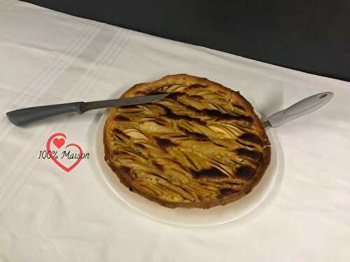 Tarte à la pomme et poudre d'amandes.