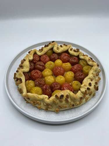 Tarte Rustique aux Tomates Cerises