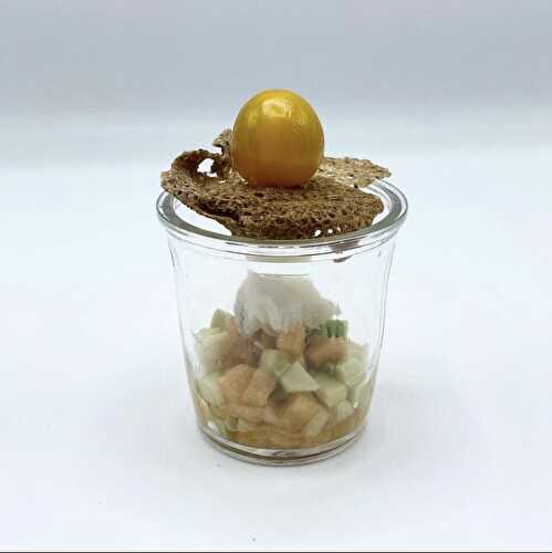 Verrine de Cabillaud aux Fruits