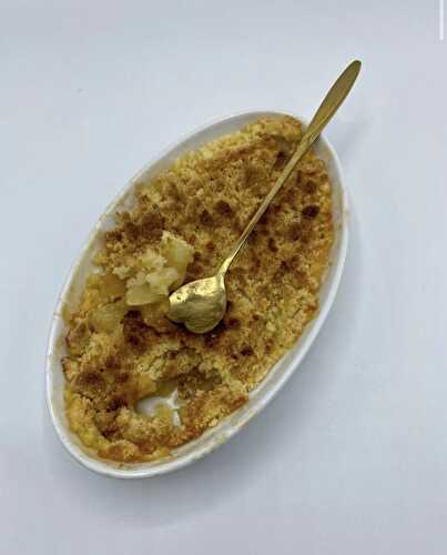 Crumble Pommes et Abricot