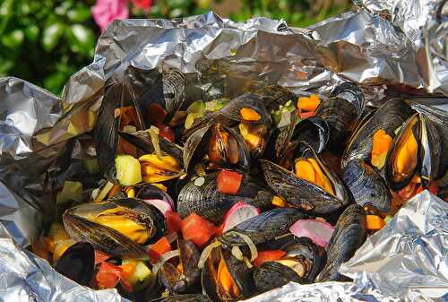 Moules en papillotes