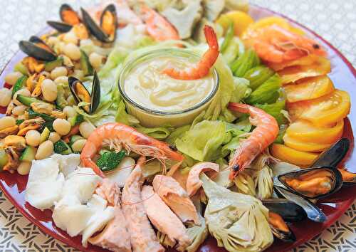 Salade de poissons et légumes