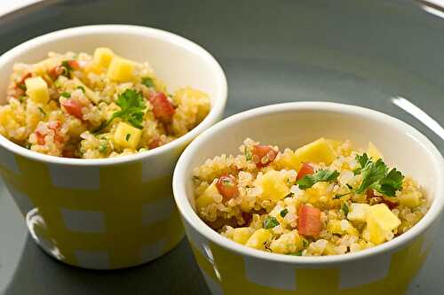 Courge delicata et quinoa en salade